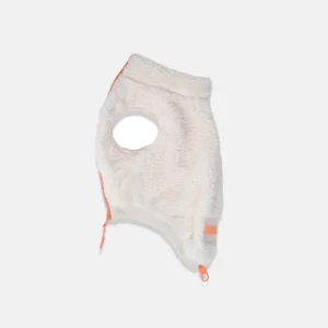 Veste sherpa crème pour chien